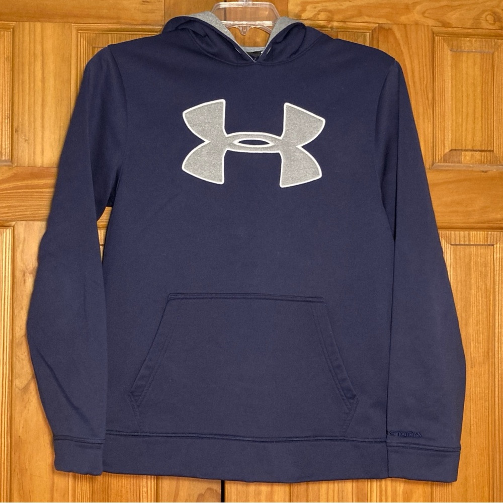 GUC Under Armour Storm Embroidered Large Logo Loose Hoodie Sweatshirt Size M